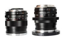 Two lenses side by side
